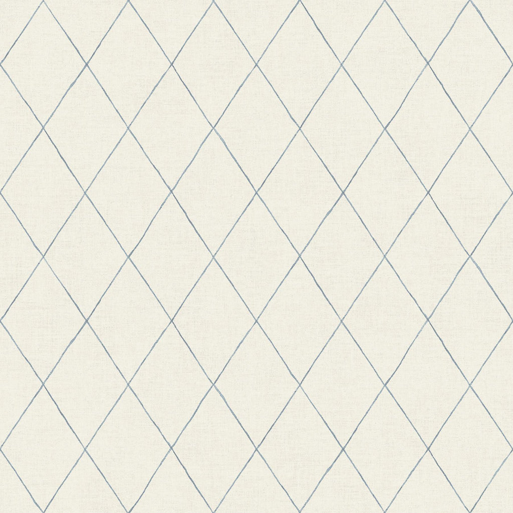 A-Street Prints Spring Geometrics Blue Wallpaper