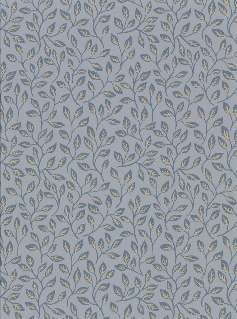 A-Street Prints Spring Leaves Slate Wallpaper