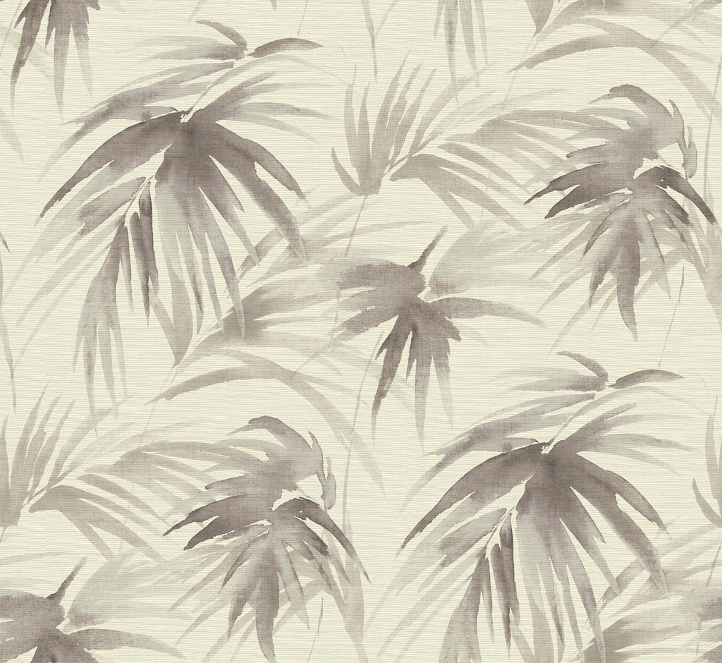 A-Street Prints Darlana Grasscloth Pewter Wallpaper