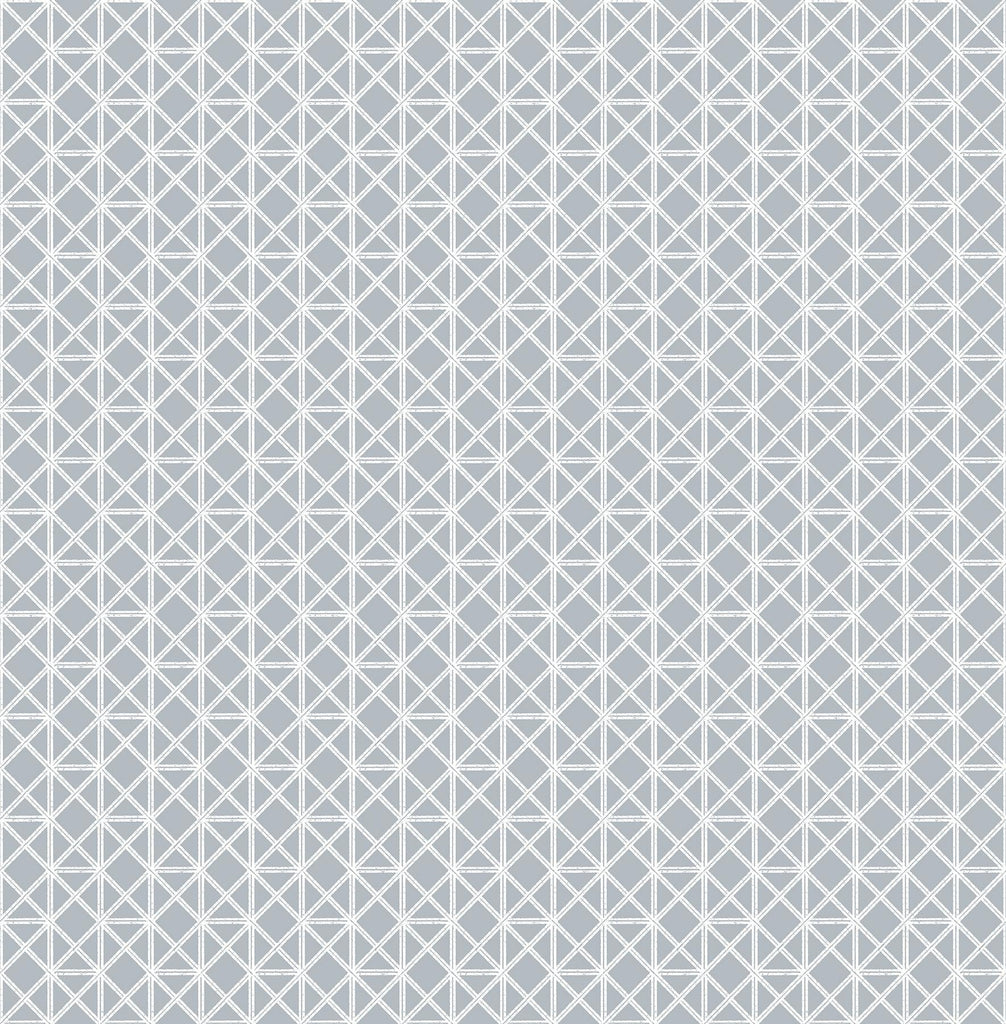 A-Street Prints Lisbeth Geometric Lattice Grey Wallpaper