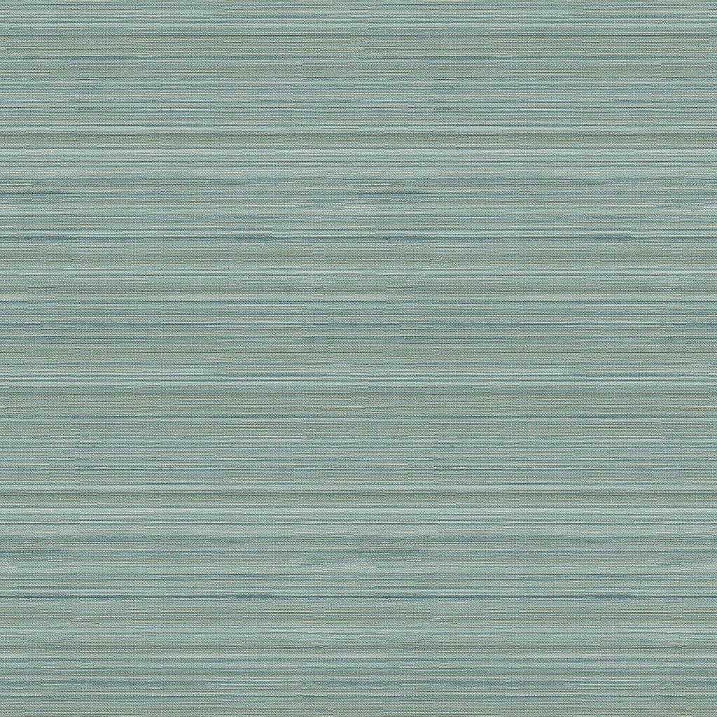 A-Street Prints Skyler Teal Striped Wallpaper