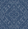 A-Street Prints Felix Indigo Geometric Wallpaper