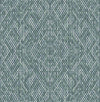 A-Street Prints Felix Teal Geometric Wallpaper