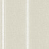 Brewster Home Fashions Linette Light Grey Fabric Stripe Wallpaper