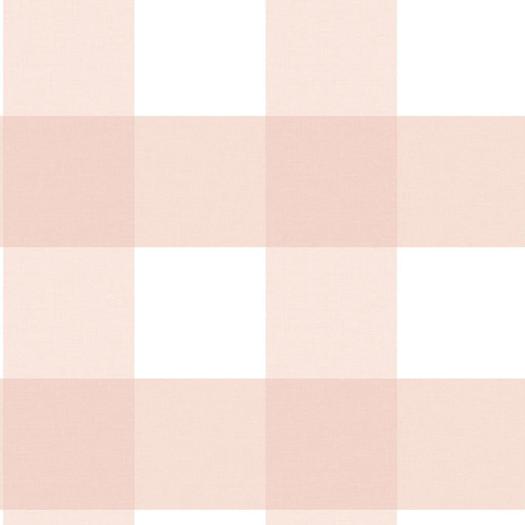 Brewster Home Fashions Amos Gingham Light Pink Wallpaper