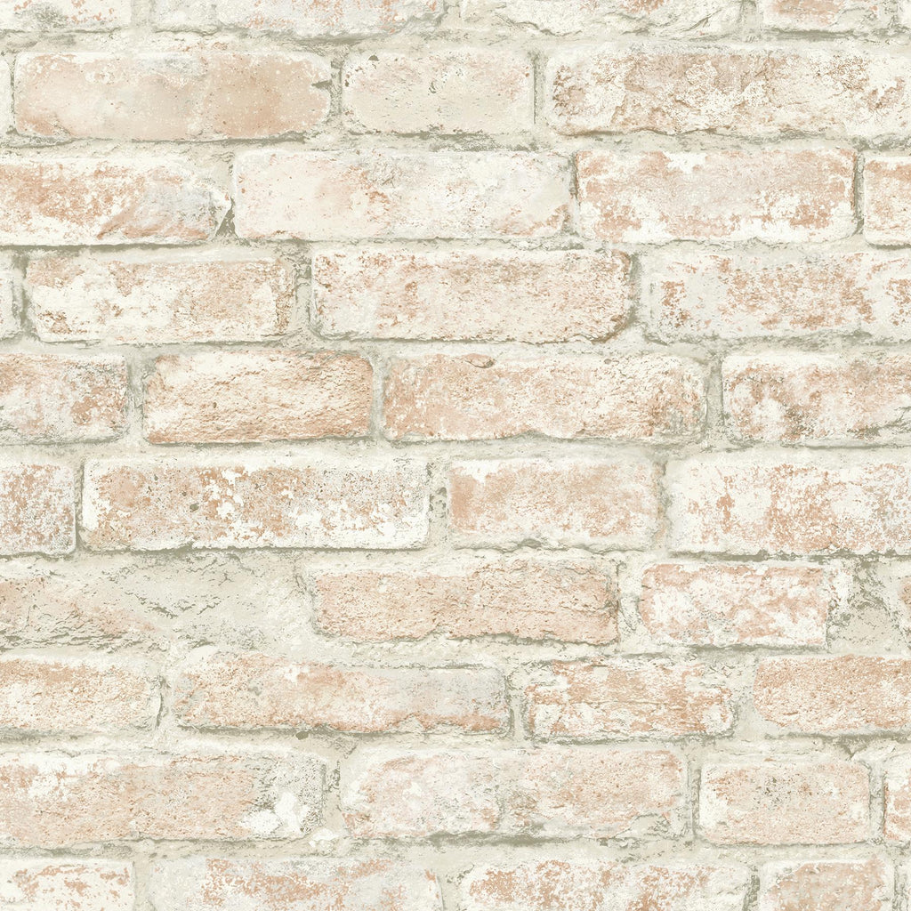 Brewster Home Fashions Arlington Brick Rust Wallpaper