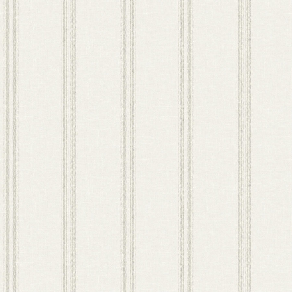 Brewster Home Fashions Johnny Stripes Grey Wallpaper