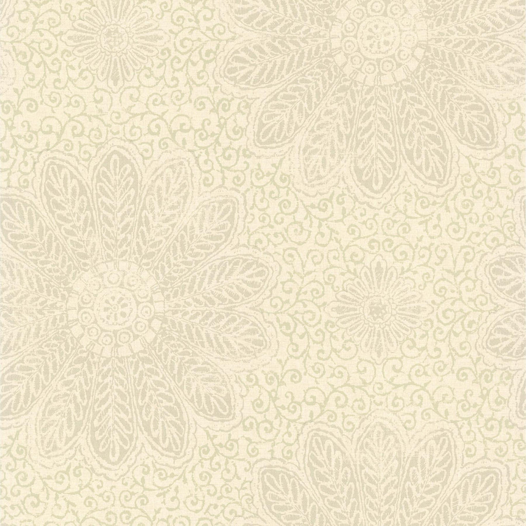 Brewster Home Fashions Oxalis Floral Scroll Neutral Wallpaper