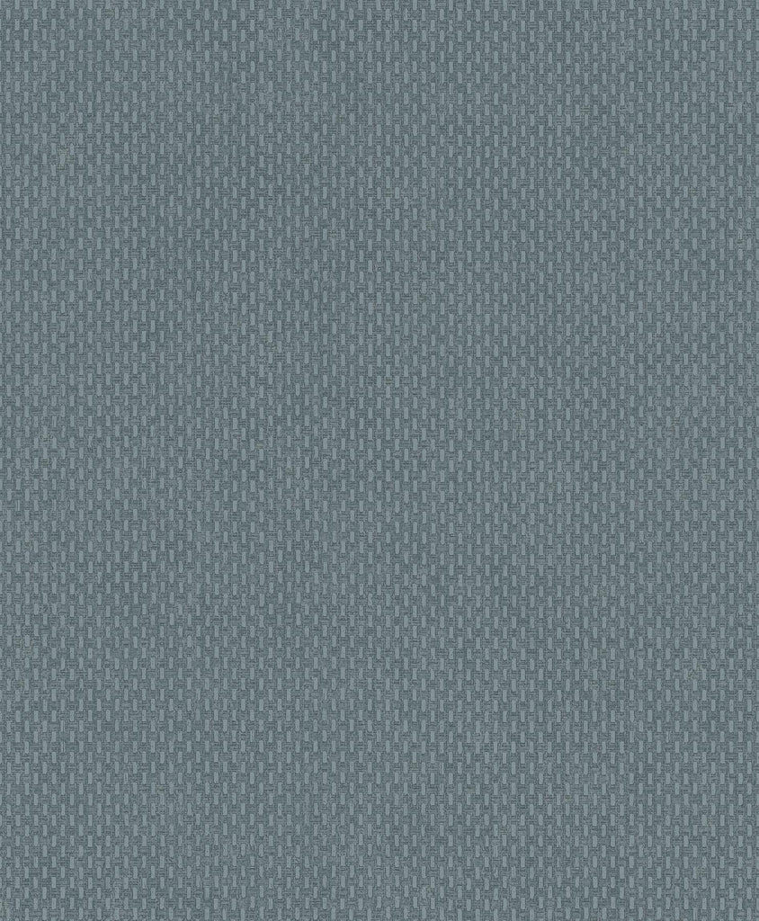 Brewster Home Fashions Brewster Textural Essentials Geometrics Teal Wallpaper