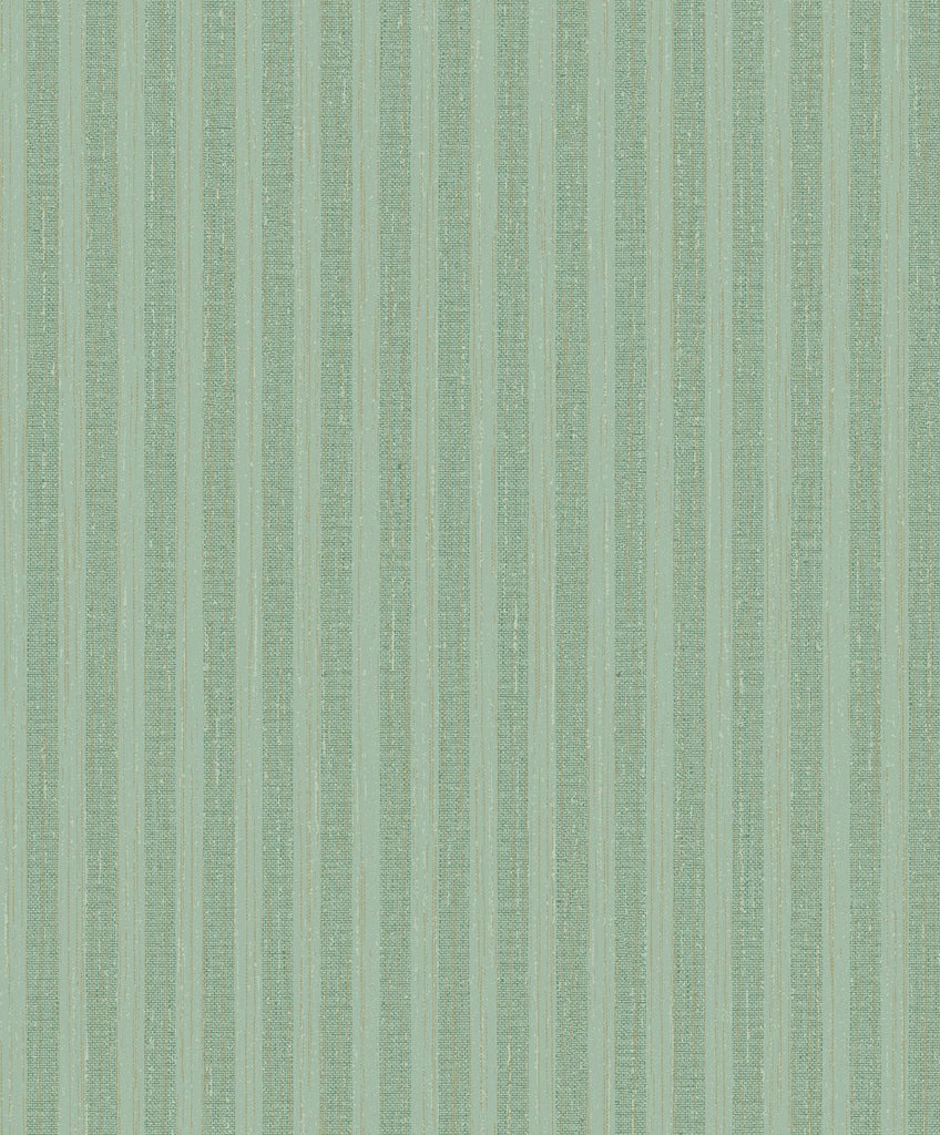 Brewster Home Fashions Brewster Textural Essentials Stripes Green Wallpaper