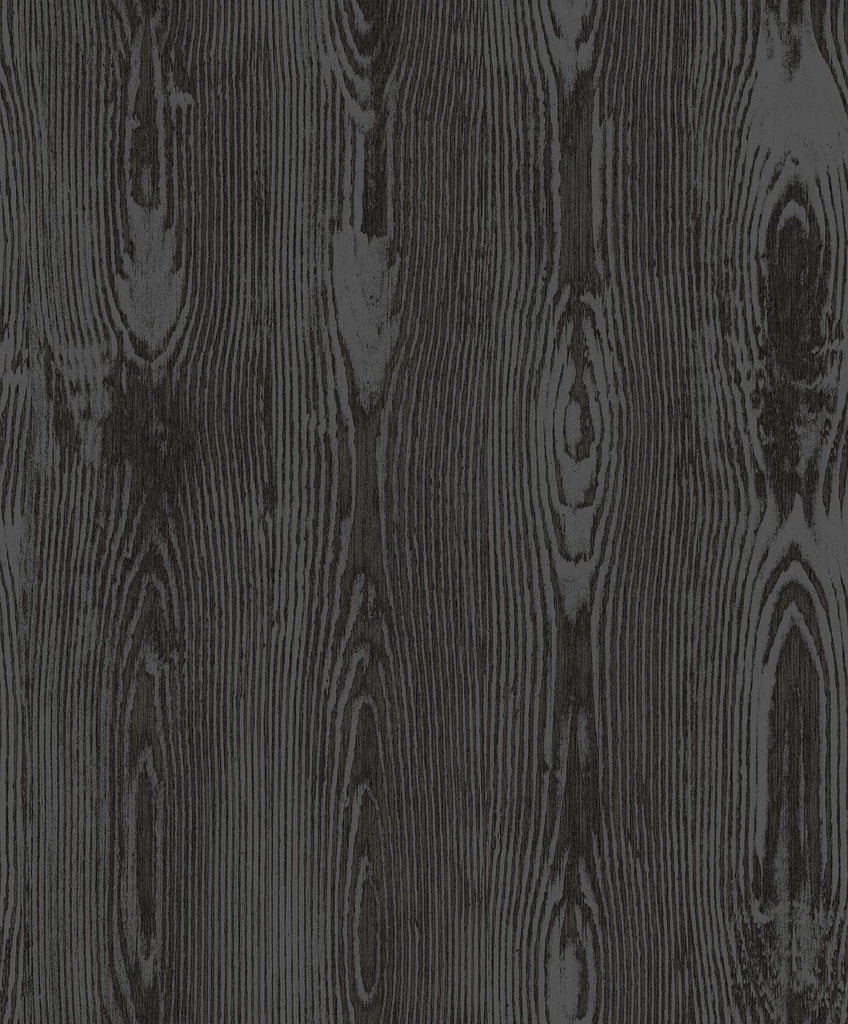 Brewster Home Fashions Brewster Textural Essentials Wood Metallic Wallpaper