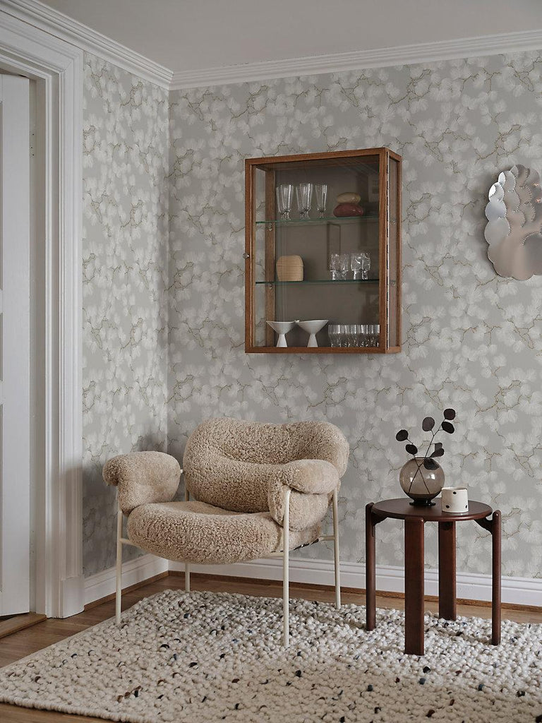 Sandberg Pine Grey Wallpaper