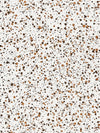 Hinson Spatter Brown On White Wallpaper