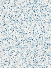 Hinson Spatter Navy On White Wallpaper