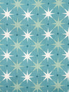 Hinson Star Power Aqua Fabric