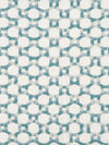 Hinson Island Trellis Aqua Fabric