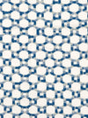 Hinson Island Trellis Blue Fabric