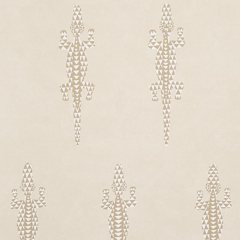 Schumacher Baracoa Neutral Wallpaper