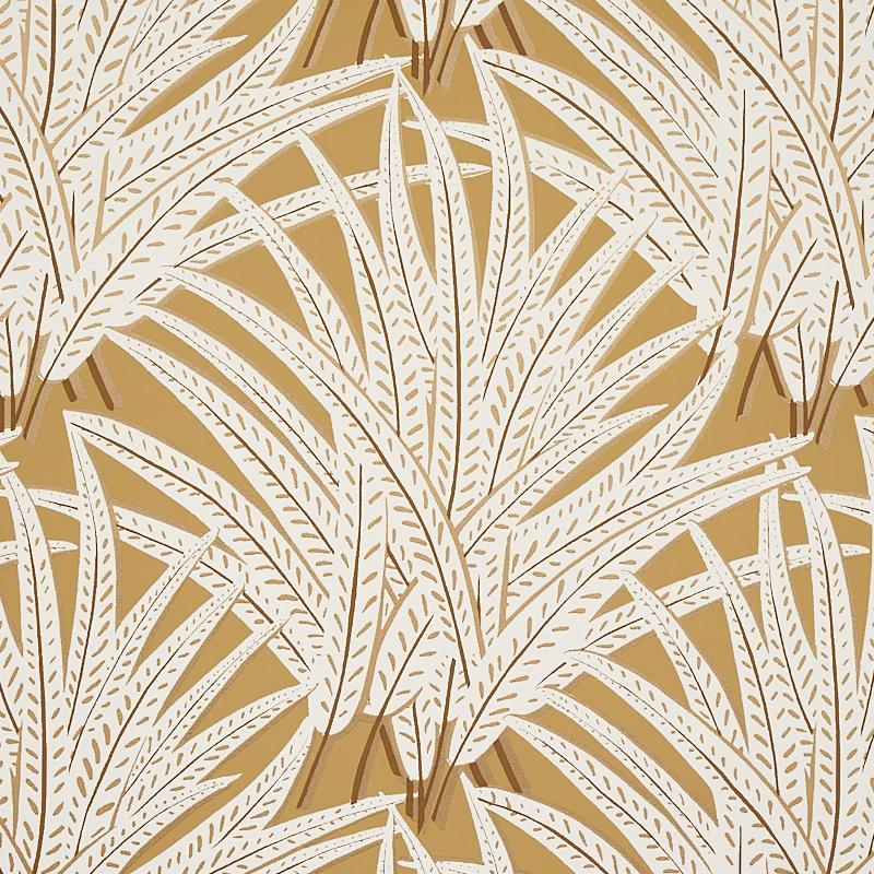 Schumacher Zenada Gold Wallpaper