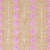 Schumacher Sun Rise Hand Block Print Rose & Copper Fabric