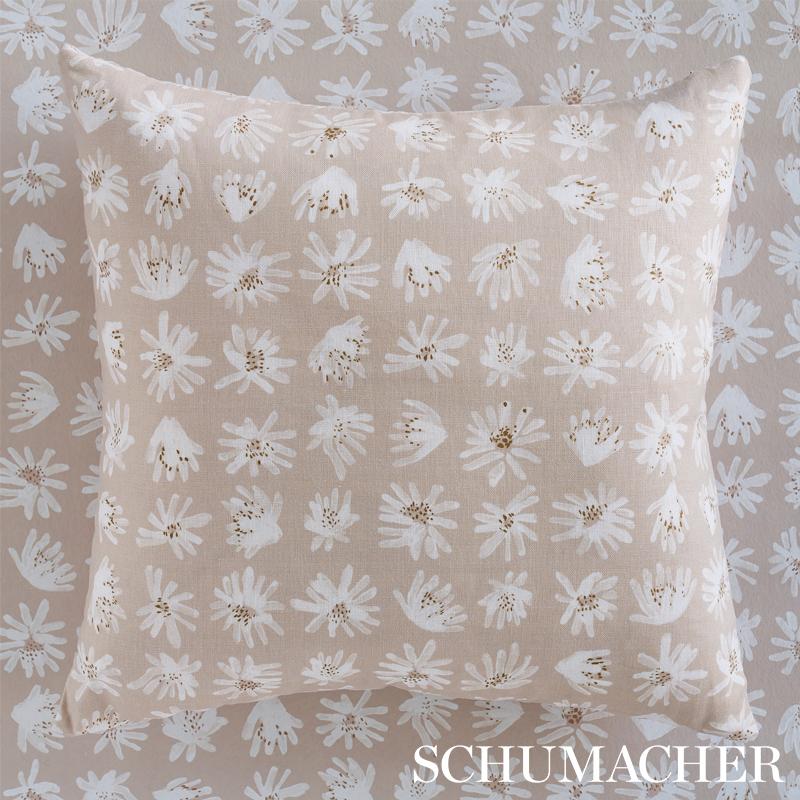 Schumacher Meadow Rock Natural Fabric