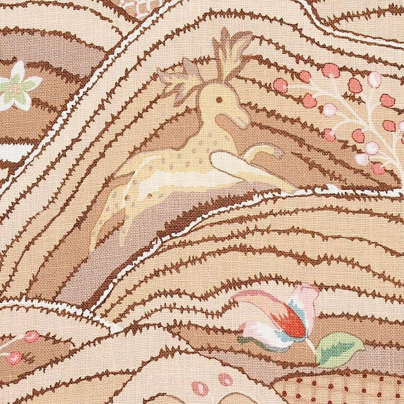 Schumacher Rolling Hills Mocha Fabric