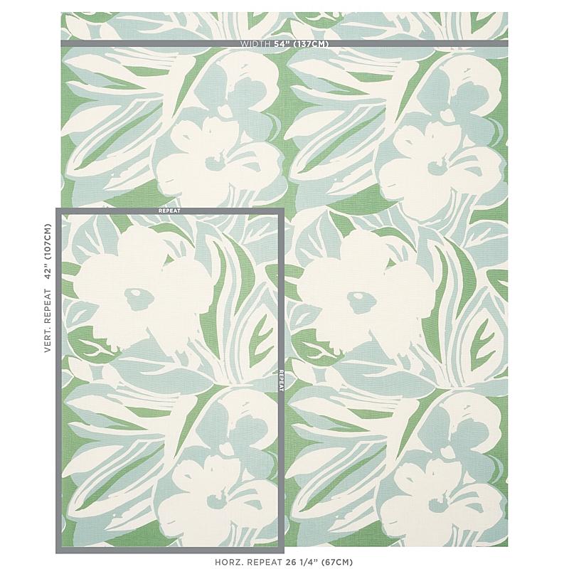 Schumacher Stevie Green Fabric