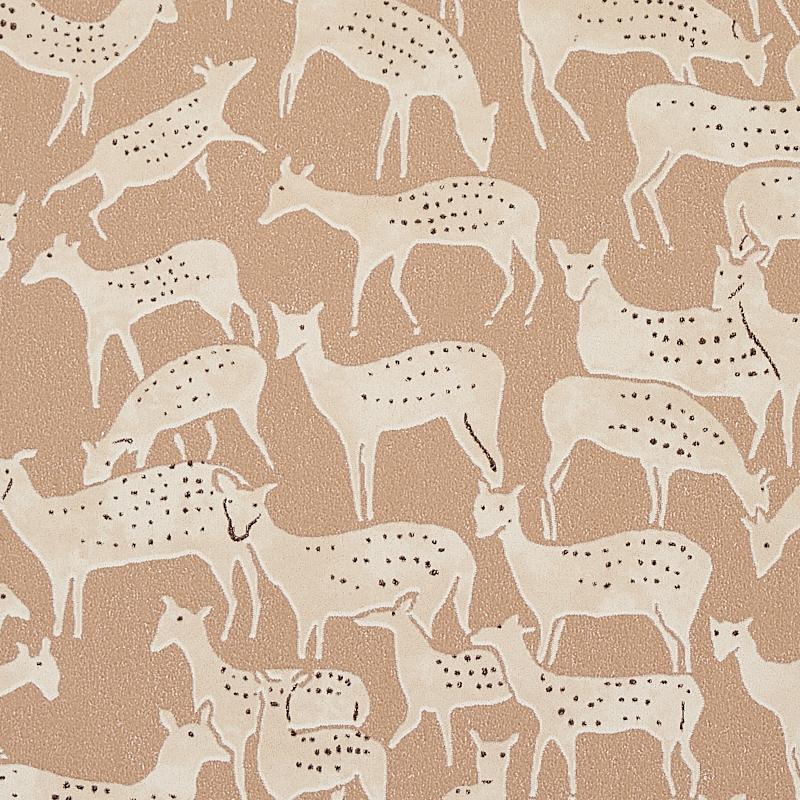 Schumacher Fauna Fawn Wallpaper