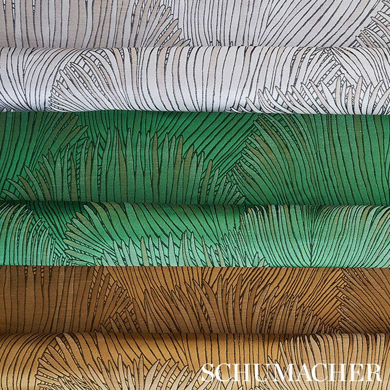 Schumacher Fondale Green Fabric