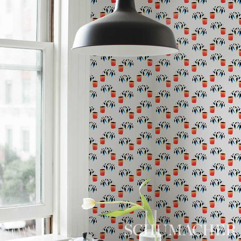 Schumacher Reaching Out Spectrum Multi Wallpaper