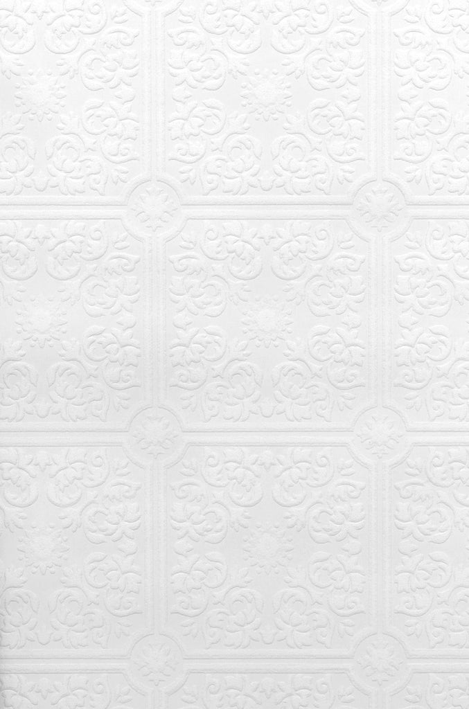 Brewster Home Fashions Nico Paintable Tile Wallpaper