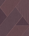 Brewster Home Fashions Art Deco Plum Glam Geometric Wallpaper