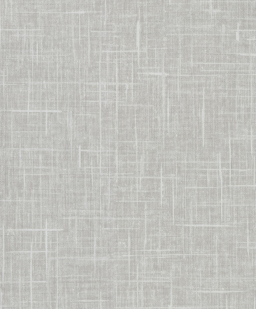 Brewster Home Fashions Stannis Linen Texture Grey Wallpaper