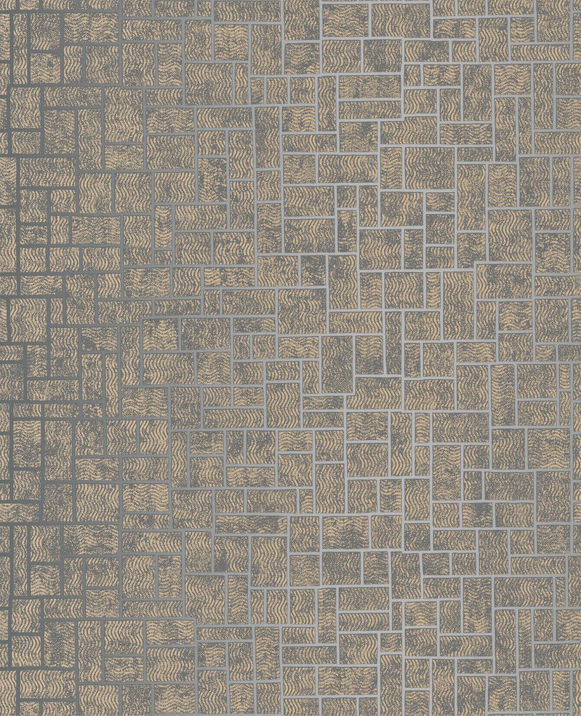 Brewster Home Fashions Etude Charcoal Geometric Wallpaper