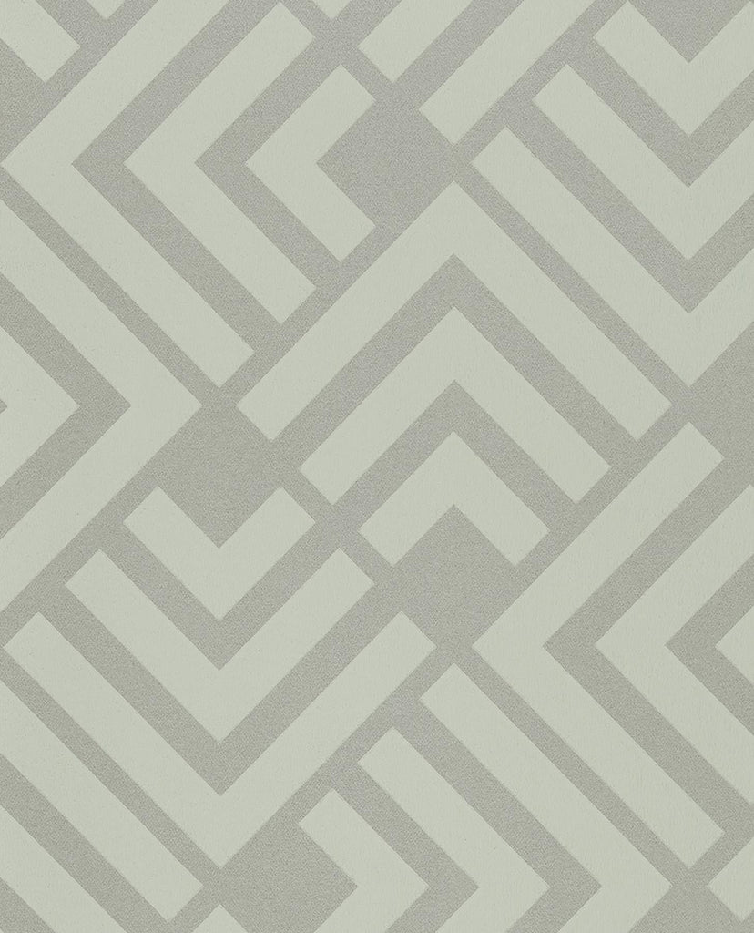 Brewster Home Fashions Zig Mint Geometric Wallpaper