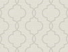 Brewster Home Fashions Malo Light Grey Sisal Ogee Wallpaper