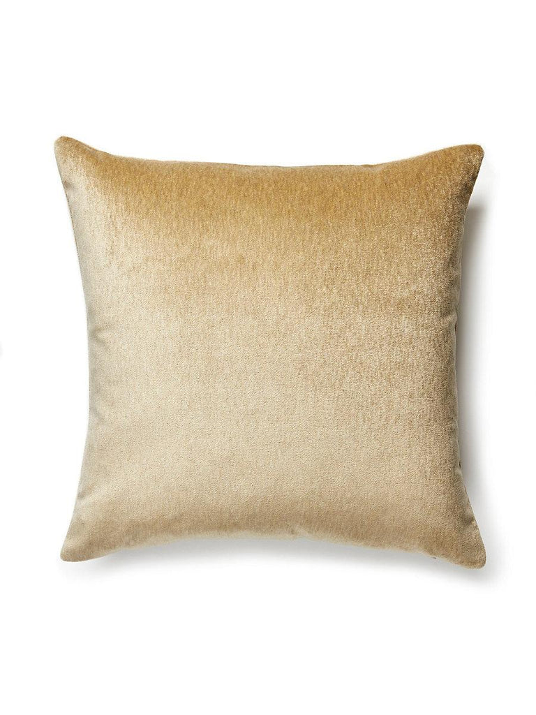 Scalamandre Bay Velvet Outdoor Sand Pillow