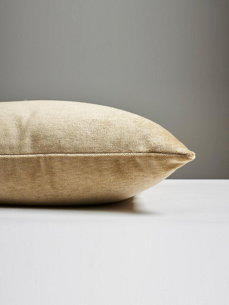 Scalamandre Bay Velvet Outdoor Sand Pillow