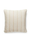 Scalamandre Lark Stripe 22 X 22 - Sand Dollar Pillow