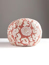 Scalamandre Maiden Floral 12 Dia - Terracotta Pillow