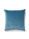 Scalamandre Strie Velvet 22 X 22 - Teal Pillow