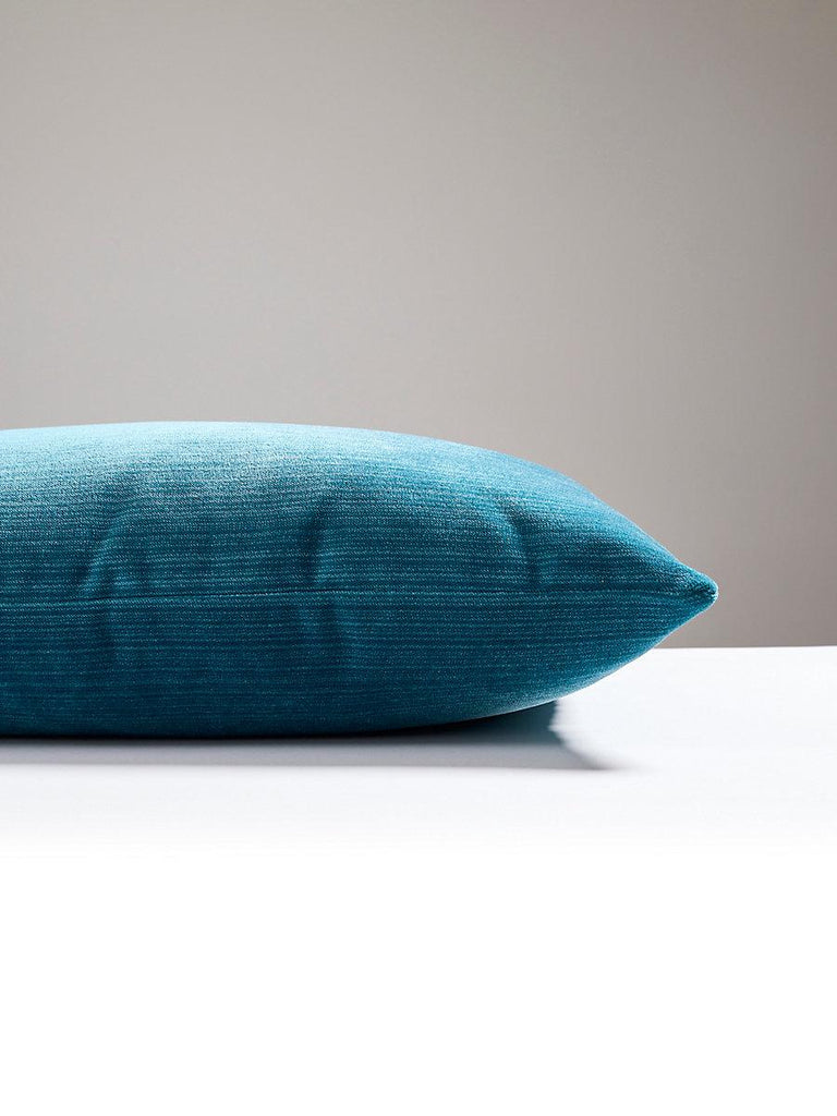 Scalamandre Strie Velvet Teal Pillow