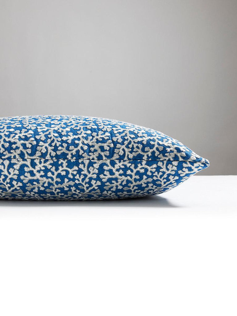 Scalamandre Hele Bay Cobalt Pillow