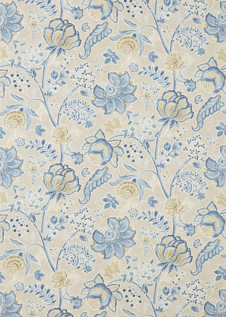 Sanderson Shalimar China Blue/Linen Fabric