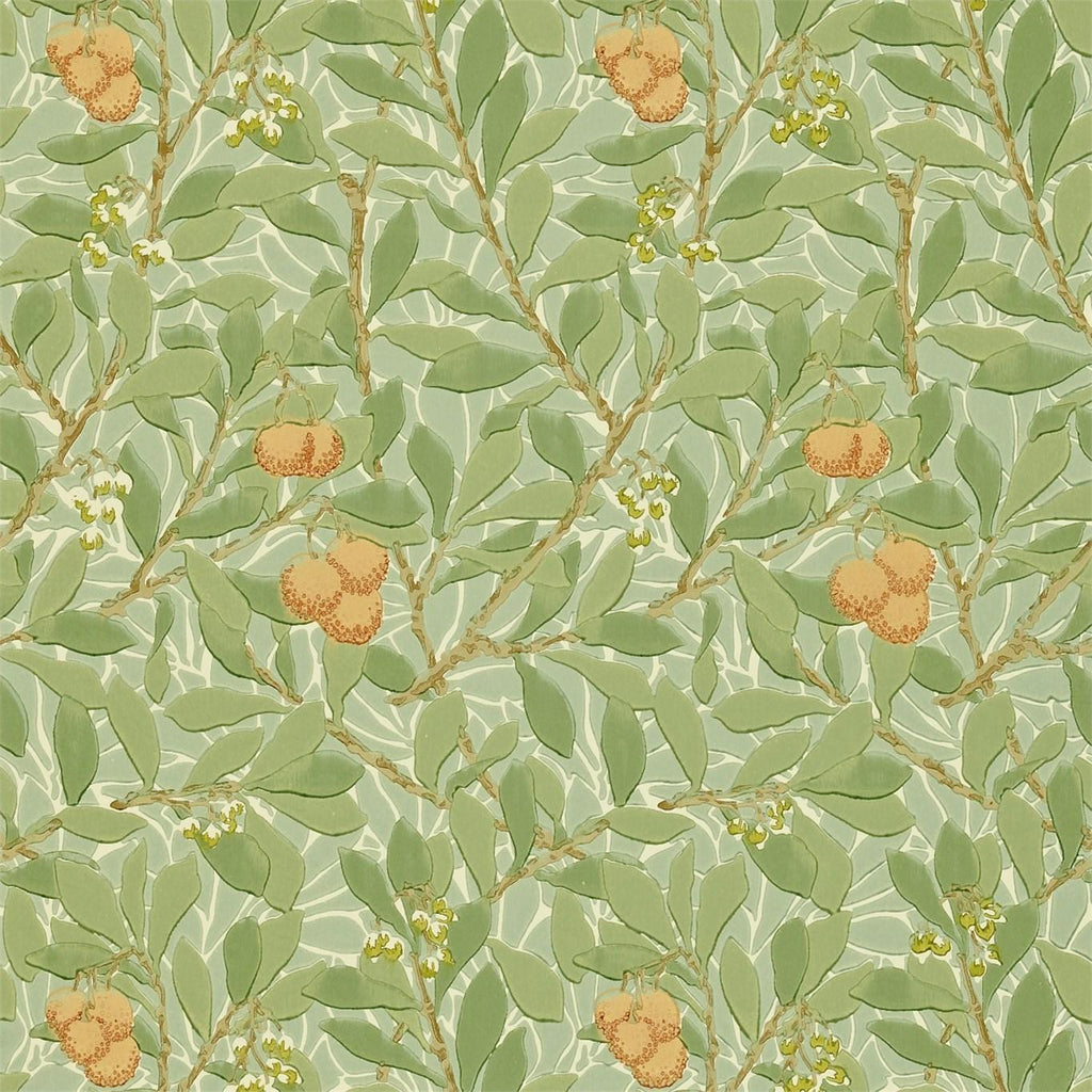 Morris & co Arbutus Artichoke/Loden Wallpaper