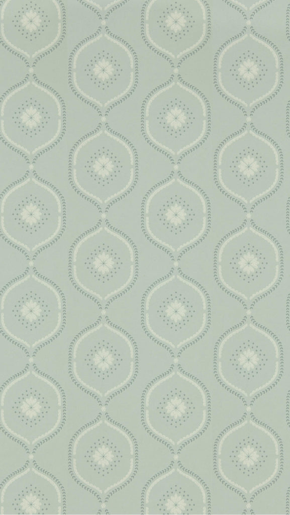 Sanderson Milcombe Mist Blue Wallpaper