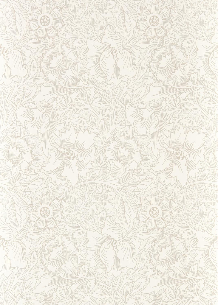 Morris & co Pure Acorn Ecru/Stone Wallpaper