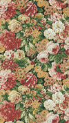 Sanderson Rose And Peony Amanpuri Red/Devon Green Wallpaper