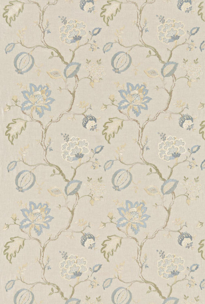 Sanderson Hadham Embridery Cornflower Blue/ Linen Fabric