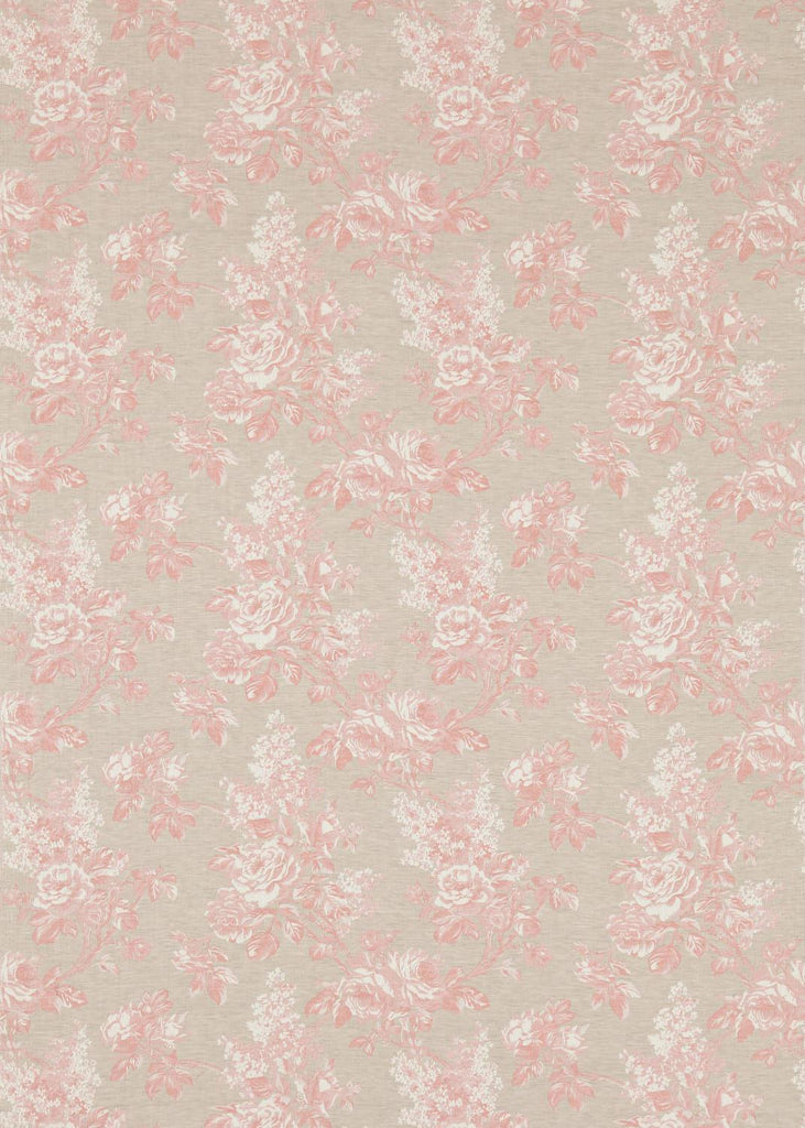 Sanderson Sorilla Damask Shell Pink/Linen Fabric